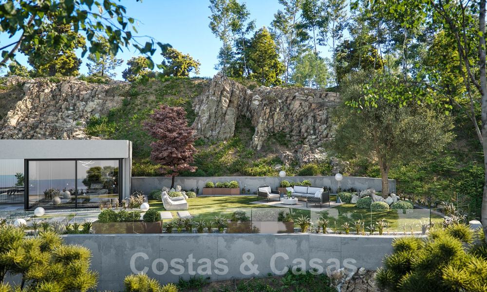 Moderne gelijkvloerse luxevilla te koop met schitterend panoramisch zeezicht te koop aan de Costa del Sol 34751