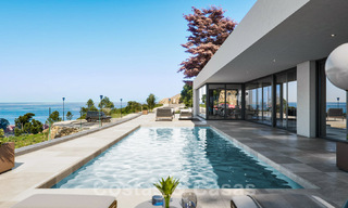 Moderne gelijkvloerse luxevilla te koop met schitterend panoramisch zeezicht te koop aan de Costa del Sol 34753 