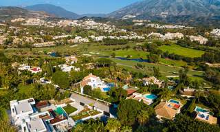 Designvilla in de zeer gewilde woonwijk Las Brisas in Nueva Andalucia met prachtig uitzicht op de La Concha berg in Marbella 34779 
