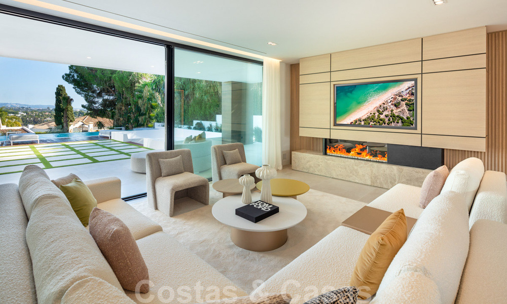 Designvilla in de zeer gewilde woonwijk Las Brisas in Nueva Andalucia met prachtig uitzicht op de La Concha berg in Marbella 34786