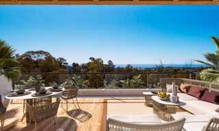 Moderne luxe appartementen te koop aan een idyllisch meer met panoramisch uitzicht in Nueva Andalucia - Marbella. NIEUWE FASE. 34982 