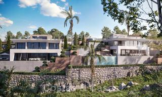 Moderne nieuwbouw luxevilla´s te koop met een enorm terras en prachtig panoramisch zeezicht aan de Costa del Sol 35208 