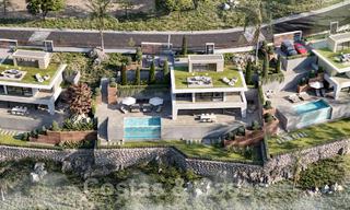 Moderne nieuwbouw luxevilla´s te koop met een enorm terras en prachtig panoramisch zeezicht aan de Costa del Sol 35213 