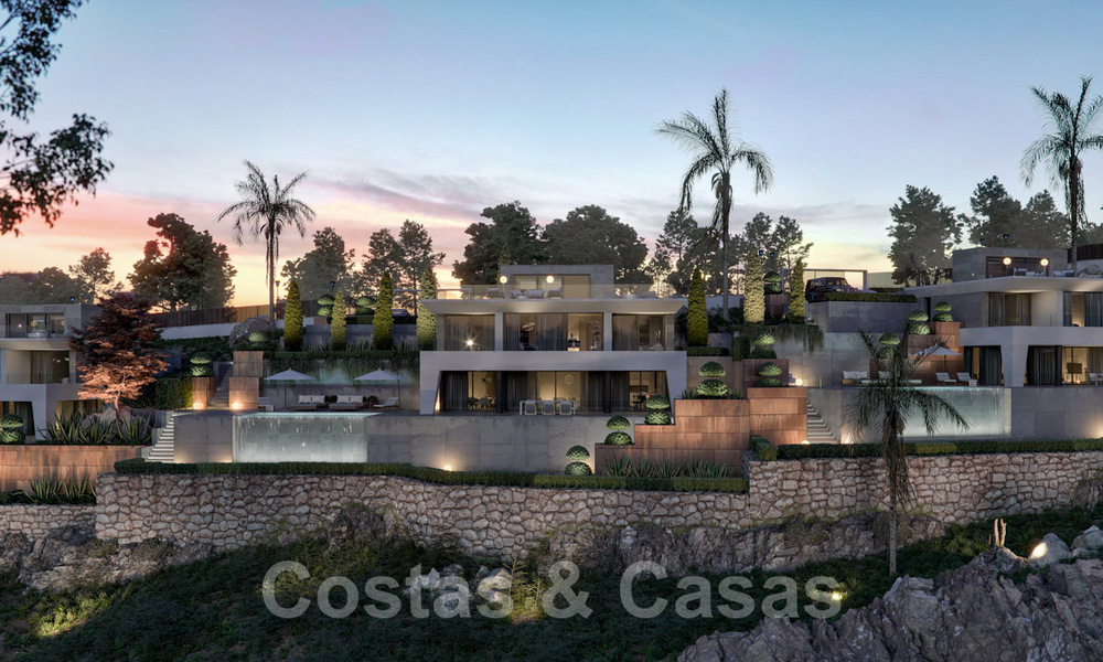 Moderne nieuwbouw luxevilla´s te koop met een enorm terras en prachtig panoramisch zeezicht aan de Costa del Sol 35216