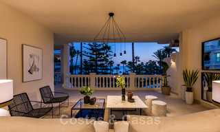 Exclusief appartement te koop met zeezicht in een eerstelijnsstrandcomplex aan de New Golden Mile, Marbella - Estepona 35544 