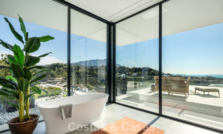 Sensationele moderne luxevilla te koop met zeezicht in “gated” El Madroñal in het gebied van Marbella - Benahavis 779451 