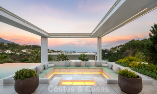 Sensationele moderne luxevilla te koop met zeezicht in “gated” El Madroñal in het gebied van Marbella - Benahavis 779470 