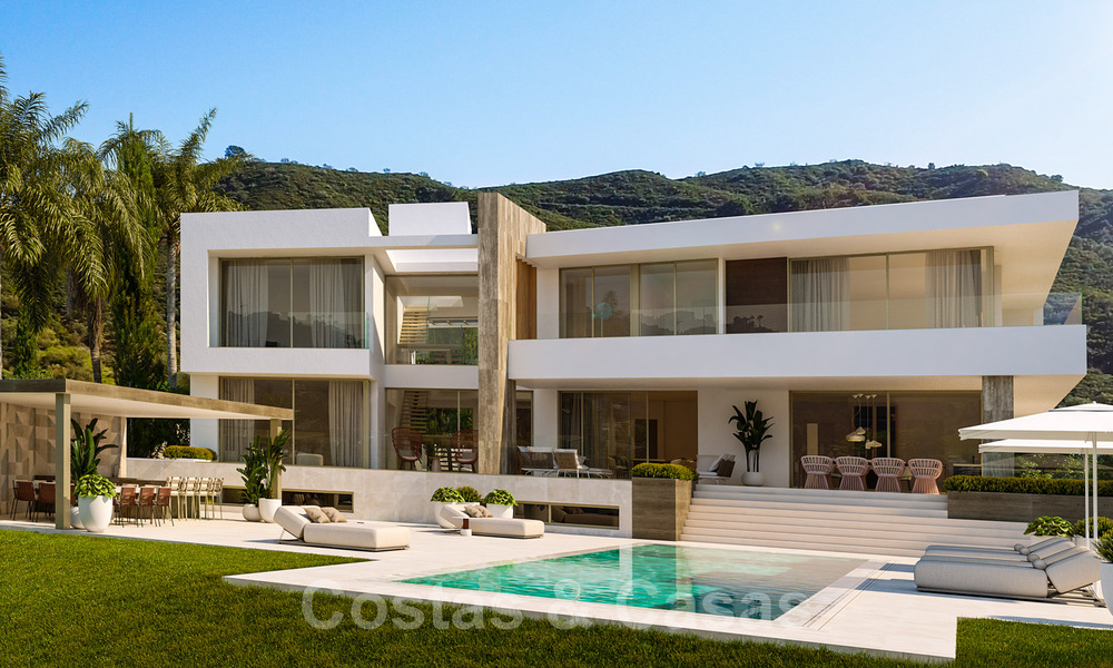 Nieuwbouw luxevilla te koop met zeezicht in het exclusieve La Zagaleta Golfresort, Benahavis - Marbella. Instapklaar. 36082