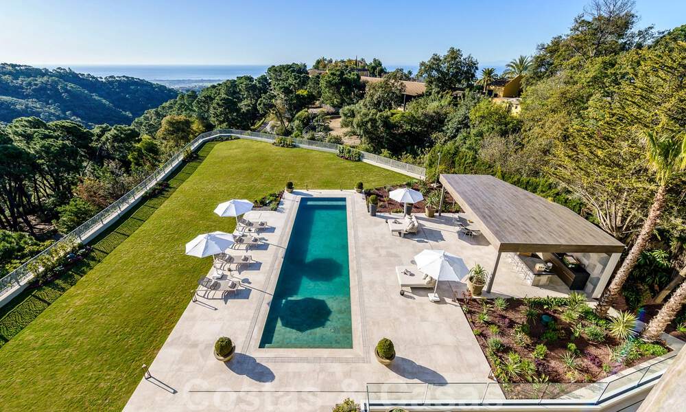 Nieuwbouw luxevilla te koop met zeezicht in het exclusieve La Zagaleta Golfresort, Benahavis - Marbella. Instapklaar. 40114