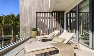 Nieuwbouw luxevilla te koop met zeezicht in het exclusieve La Zagaleta Golfresort, Benahavis - Marbella. Instapklaar. 40122 