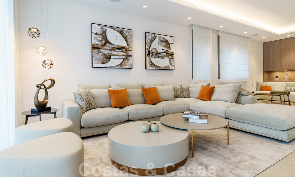 Nieuwbouw luxevilla te koop met zeezicht in het exclusieve La Zagaleta Golfresort, Benahavis - Marbella. Instapklaar. 40127