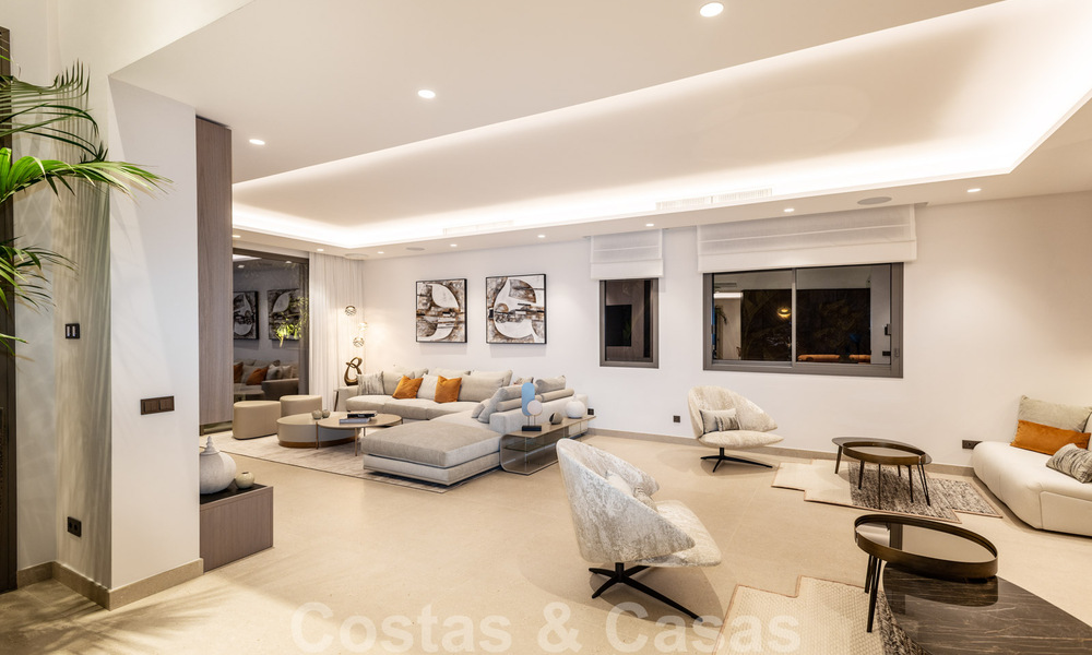 Nieuwbouw luxevilla te koop met zeezicht in het exclusieve La Zagaleta Golfresort, Benahavis - Marbella. Instapklaar. 40182