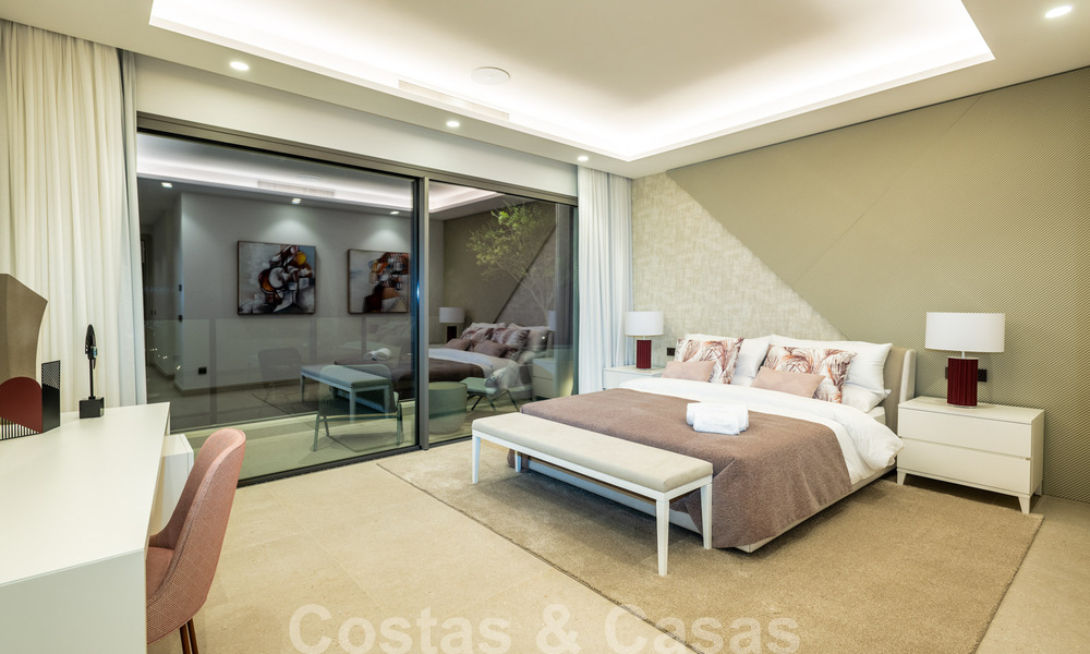 Nieuwbouw luxevilla te koop met zeezicht in het exclusieve La Zagaleta Golfresort, Benahavis - Marbella. Instapklaar. 40188