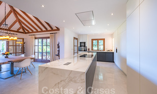 Stijlvolle rustieke luxevilla te koop met schitterend zeezicht in het exclusieve La Zagaleta Golfresort, Benahavis - Marbella 36298 