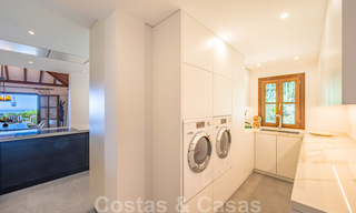 Stijlvolle rustieke luxevilla te koop met schitterend zeezicht in het exclusieve La Zagaleta Golfresort, Benahavis - Marbella 36299 