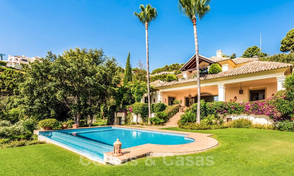 Mediterrane luxevilla met zeezicht te koop in het exclusieve La Zagaleta Golfresort in Benahavis - Marbella 36316