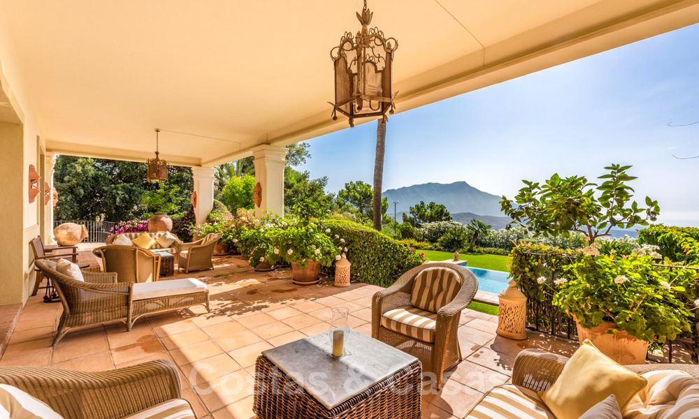 Mediterrane luxevilla met zeezicht te koop in het exclusieve La Zagaleta Golfresort in Benahavis - Marbella 36318