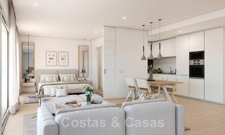Moderne luxe appartementen te koop in een exclusief complex met privé lagune aan de Costa del Sol 37079 