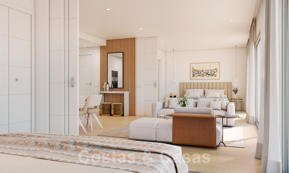 Moderne luxe appartementen te koop in een exclusief complex met privé lagune aan de Costa del Sol 37082