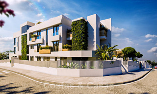 Nieuwe innovatieve luxe appartementen te koop direct aan de golfbaan en met zeezicht te Cabopino, Oost-Marbella 37103 