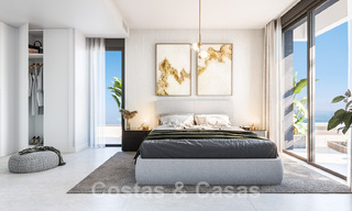 Nieuw hedendaags designproject met luxe appartementen te koop met prachtig zeezicht in Oost Marbella 47637 