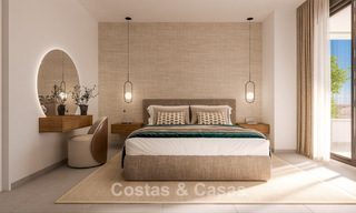 Nieuw hedendaags designproject met luxe appartementen te koop met prachtig zeezicht in Oost Marbella 800516 
