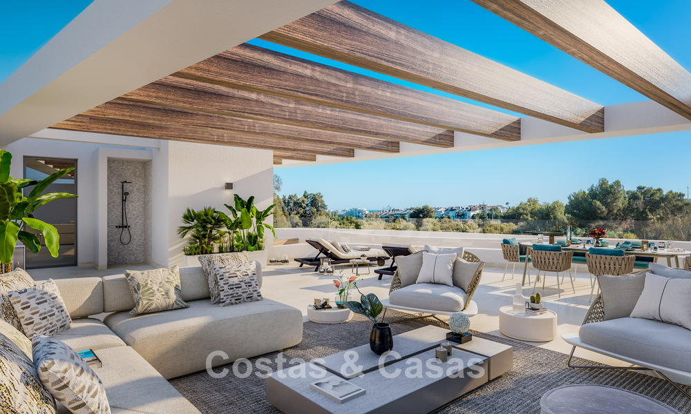 Frontline Golf, moderne luxe appartementen te koop, op loopafstand van voorzieningen in Guadalmina en San Pedro in Marbella 806662