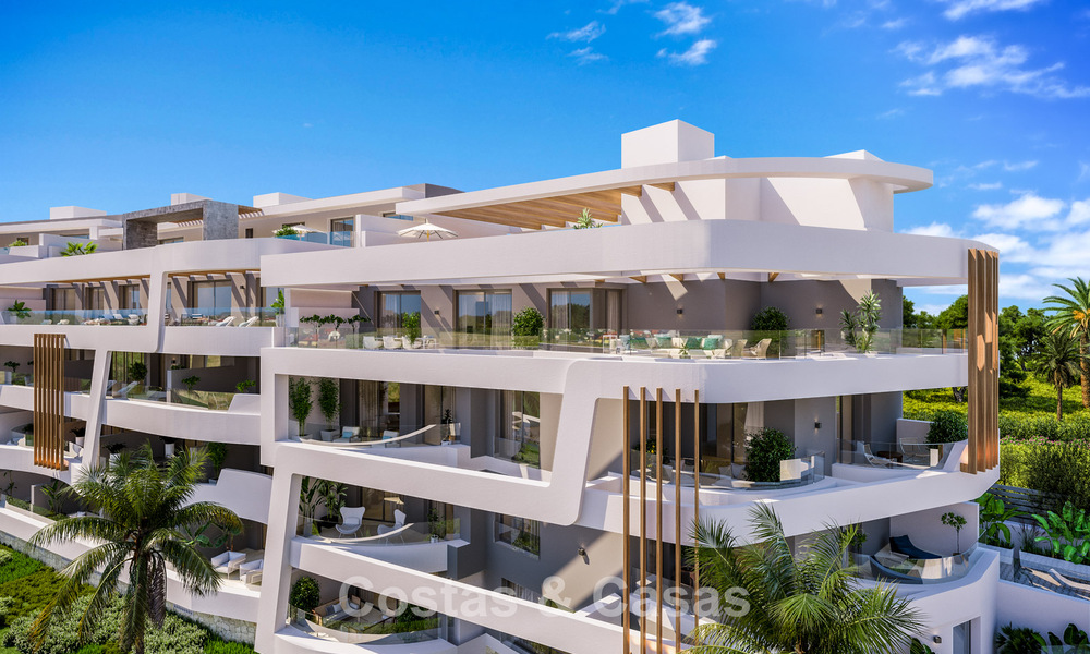 Frontline Golf, moderne luxe appartementen te koop, op loopafstand van voorzieningen in Guadalmina en San Pedro in Marbella 806663