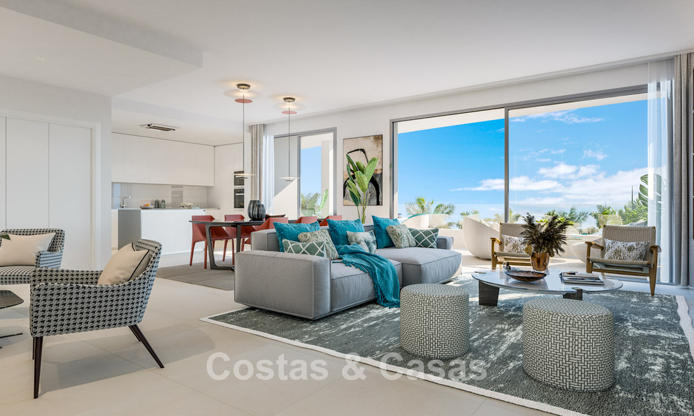 Frontline Golf, moderne luxe appartementen te koop, op loopafstand van voorzieningen in Guadalmina en San Pedro in Marbella 806664