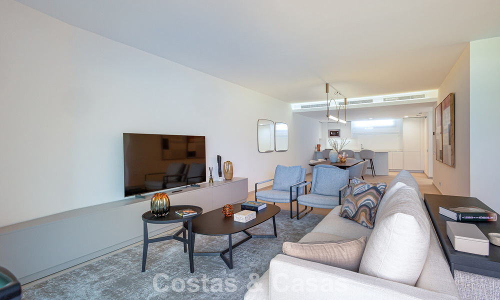 Frontline Golf, moderne luxe appartementen te koop, op loopafstand van voorzieningen in Guadalmina en San Pedro in Marbella 806676