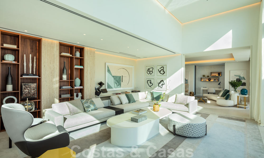 Instapklare, nieuwe moderne designvilla te koop in zeer gewilde strandwijk net ten oosten van Marbella centrum 37580