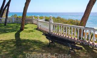 Eigentijds gerenoveerd eerstelijnstrand luxe penthouse te koop op de Golden Mile in Marbella 37710 