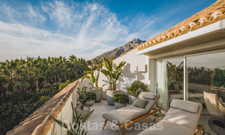 Luxe penthouse te koop met zeezicht in een chic complex aan de Golden Mile in Marbella 37750 