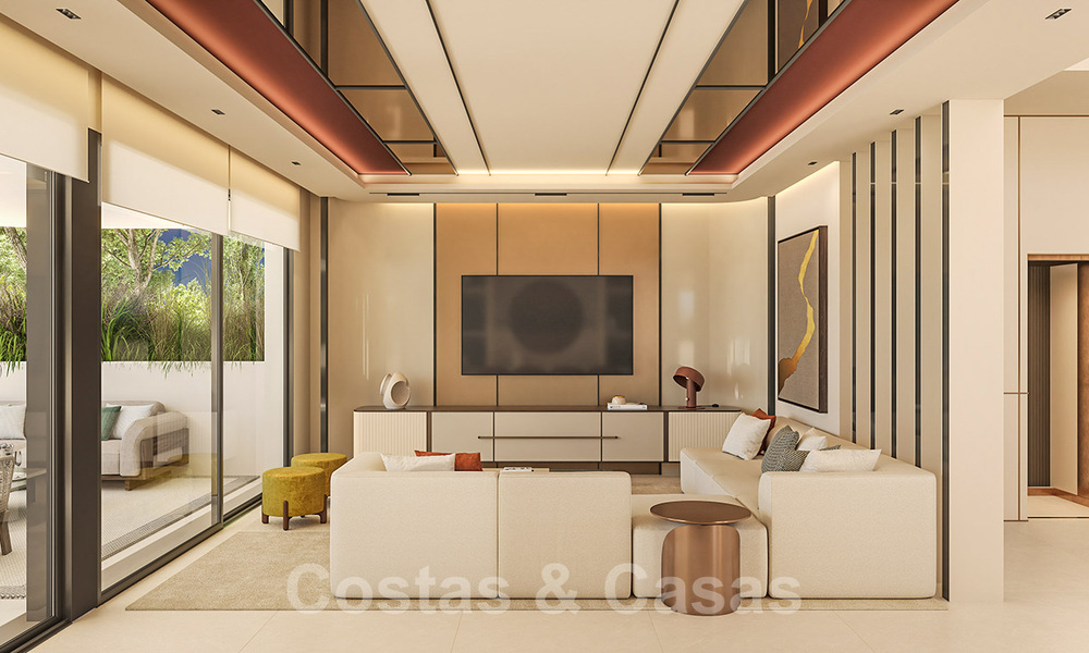 Beachfront nieuwbouwproject. Ultra luxe appartementen te koop in een eerstelijnstrand complex in Marbella 37789