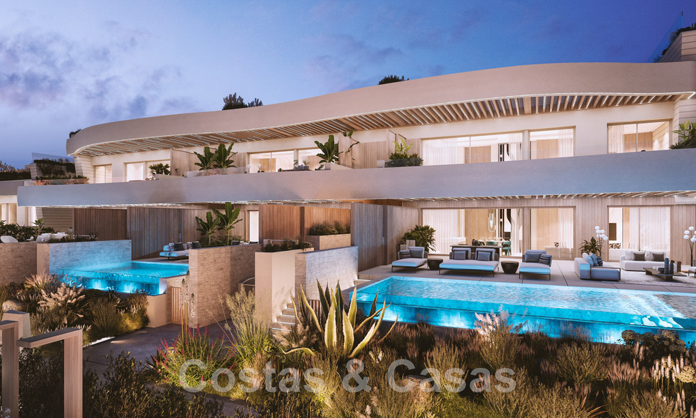 Beachfront nieuwbouwproject. Ultra luxe appartementen te koop in een eerstelijnstrand complex in Marbella 48701