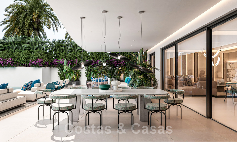 Beachfront nieuwbouwproject. Ultra luxe appartementen te koop in een eerstelijnstrand complex in Marbella 48710