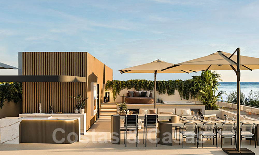 Beachfront nieuwbouwproject. Ultra luxevilla´s te koop in een eerstelijnstrand complex in Marbella 37840