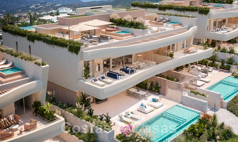 Beachfront nieuwbouwproject. Ultra luxevilla´s te koop in een eerstelijnstrand complex in Marbella 48728