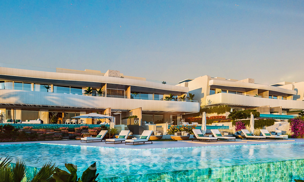 Dunique - Marbella, een beachfront nieuwbouwproject. Innovatieve luxe appartementen en villa´s te koop in een eerstelijns strandcomplex in Marbella 37845