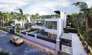 Instapklare, nieuwe moderne luxevilla´s te koop op een steenworp van het strand en Puerto Banus op de Golden Mile in Marbella 37879 