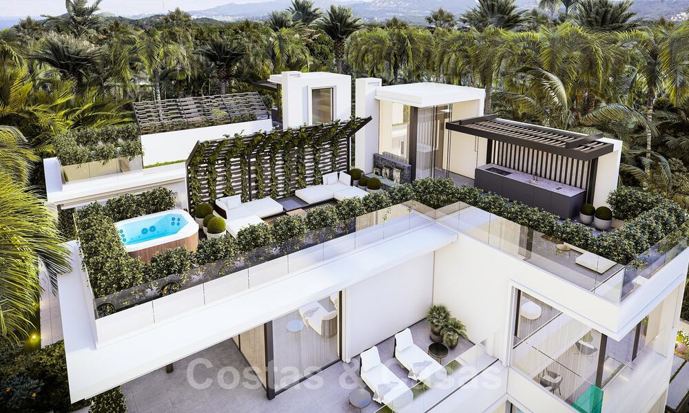 Instapklare, nieuwe moderne luxevilla´s te koop op een steenworp van het strand en Puerto Banus op de Golden Mile in Marbella 37885