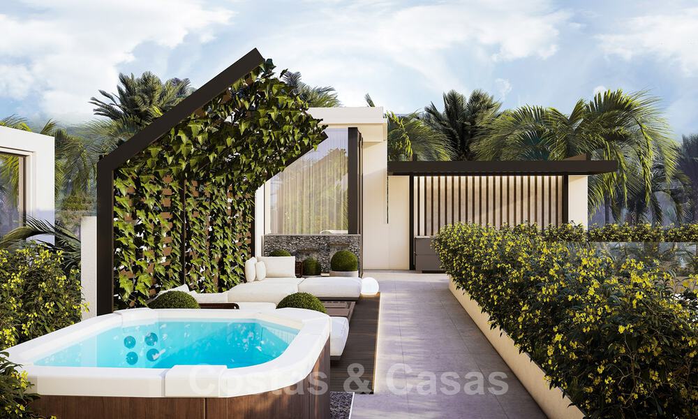 Instapklare, nieuwe moderne luxevilla´s te koop op een steenworp van het strand en Puerto Banus op de Golden Mile in Marbella 37886