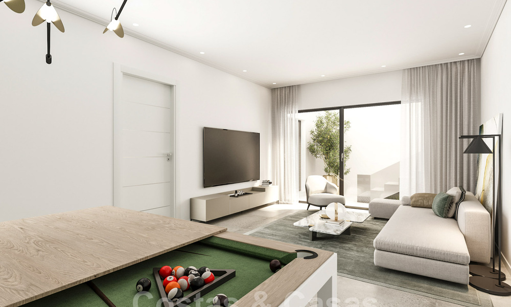 Instapklare, nieuwe moderne luxevilla´s te koop op een steenworp van het strand en Puerto Banus op de Golden Mile in Marbella 37888