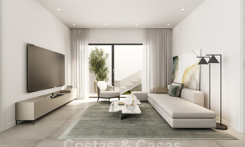 Instapklare, nieuwe moderne luxevilla´s te koop op een steenworp van het strand en Puerto Banus op de Golden Mile in Marbella 37889