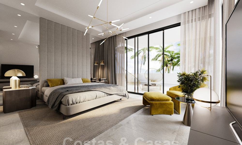 Instapklare, nieuwe moderne luxevilla´s te koop op een steenworp van het strand en Puerto Banus op de Golden Mile in Marbella 37903