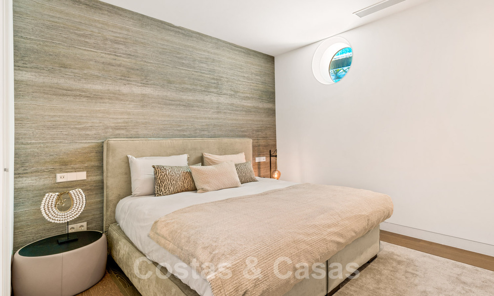 Instapklare, designvilla te koop, met prachtig golfzicht, in een prestigieuze golfwijk in Benahavis - Marbella 38117