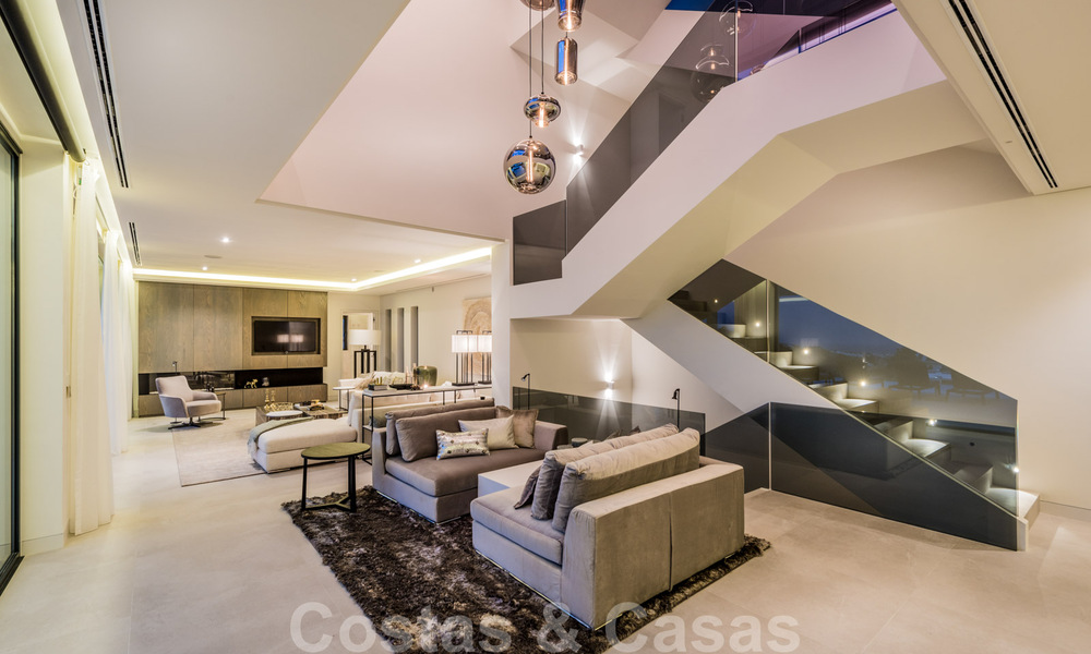 Instapklare, designvilla te koop, met prachtig golfzicht, in een prestigieuze golfwijk in Benahavis - Marbella 38156