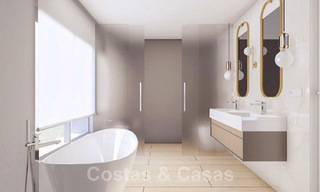 Modern, ruim, designer penthouse te koop a/d strandzijde e/o loopafstand v/h centrum van Puerto Banus in Marbella 38253 