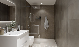 Nieuw project met luxe appartementen en penthouses met privézwembaden en zeezicht, op 500 meter van de zee in Estepona 38417 