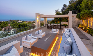 Instapklare, nieuwe luxevilla te koop met panoramisch zeezicht, in een eersteklas golfresort, Benahavis - Marbella 38556 